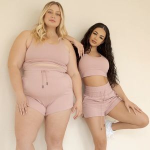 Ashley Snell mauve Loungewear shorts set 2x